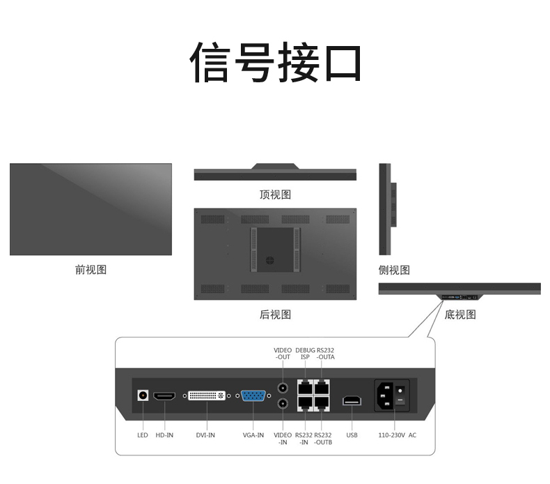 BOE46寸液晶拼接屏-拼缝3.5mm(图8)